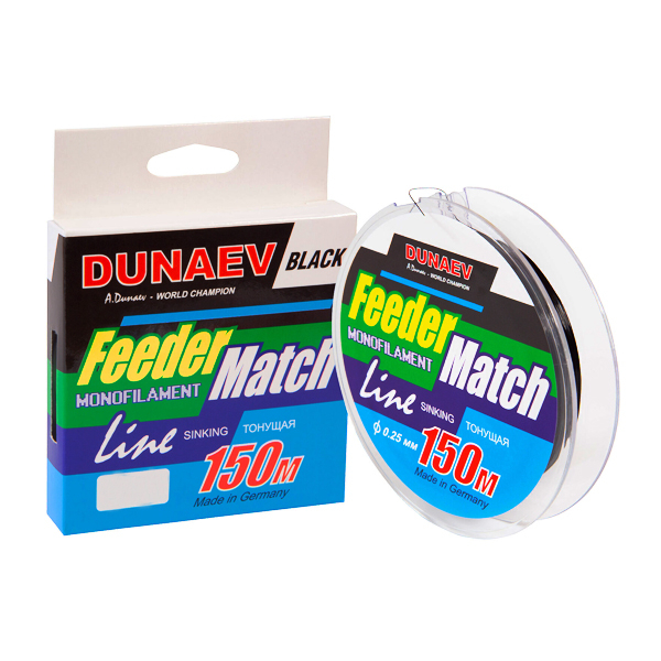 ����� Dunaev Feeder-Match Sinking Black 0.25�� 150�