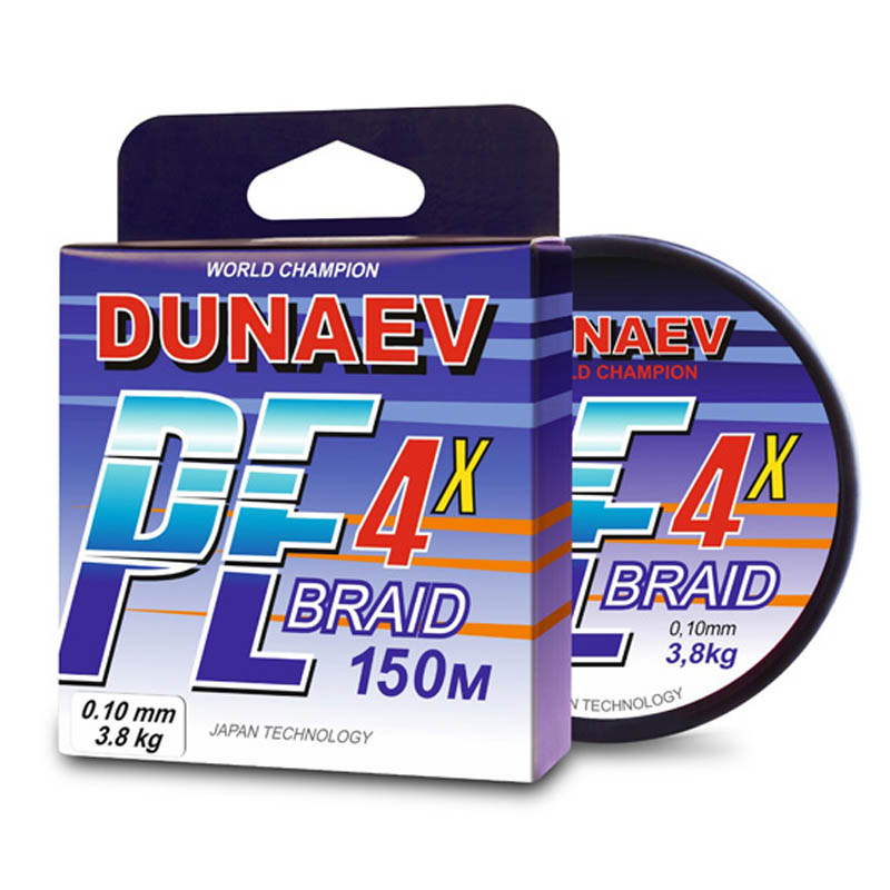 ���� DUNAEV BRAID PE X4 150� 0,32�� Multicolor