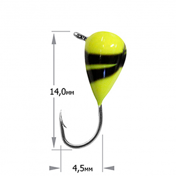 �������� �����. AQUA ����� � �����, ������� - 4,0mm, ���  1,15g, ������ - Gamakatsu 14, ����- YBI