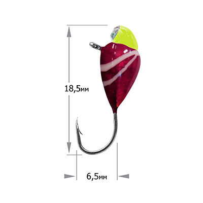 �������� ������������ ����� � ����� ������� - 5,0mm, ���  2,00g, ������ - Gamakatsu 10, ����- RuPd