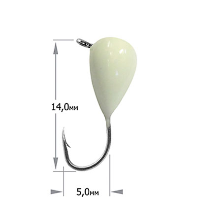 �������� ������������ ����� � �����, �������, ������� - 4,0mm, ���  1,15g, ������ - Gamakatsu 14, ����- P