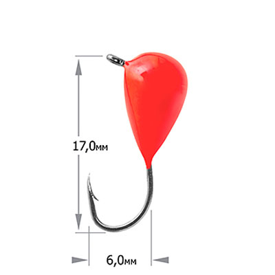 �������� ������������ ����� � �����, �������, ������� - 5,0mm, ���  1,90g, ������ - Gamakatsu 10, ���� - �������